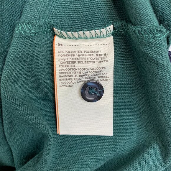 Lacoste Mens Shirt XL (Fits Large) Green Pique Polo Short Sleeve Tennis Prep - Picture 7 of 8